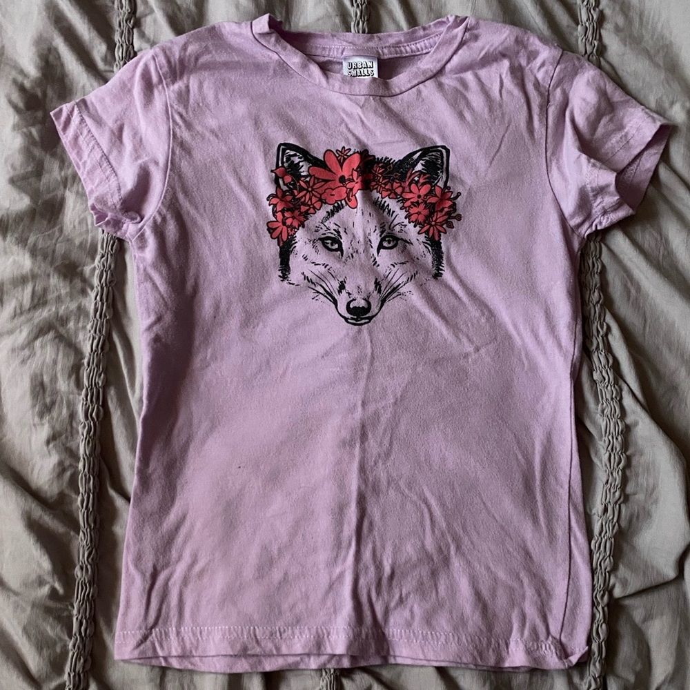 Fox + Flowers = Fashion Graphic Tee